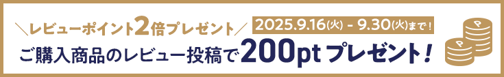 レビューポイントプレゼント