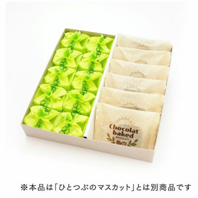 ひとつぶのシャインマスカット・焼き上げショコラ詰合せ
